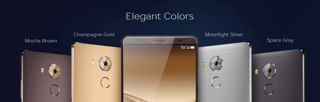 Todos los colores disponibles del Huawei Mate 8.