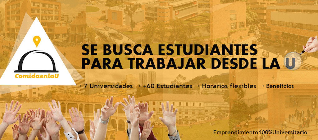 ComidaenlaU trabaja con estudiantes de las diferentes universidades.