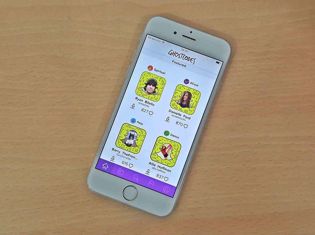 Conoce nuevos snapchatters con Ghostcodes. 