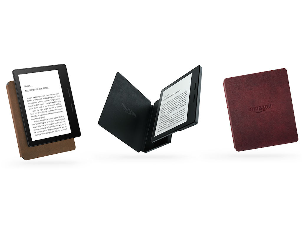 El Kindle Oasis viene acompañado de una cubierta que le permite tener hasta nueve semanas de batería.