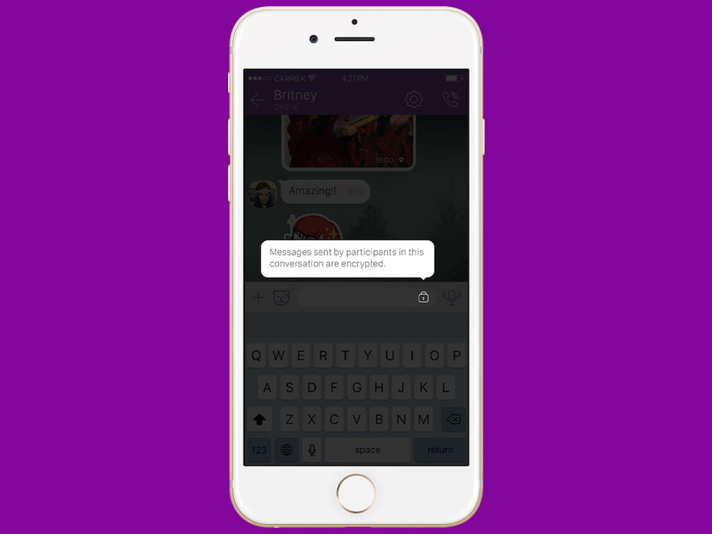 Viber ahora tiene cifrado punto a punto en sus servicios. 