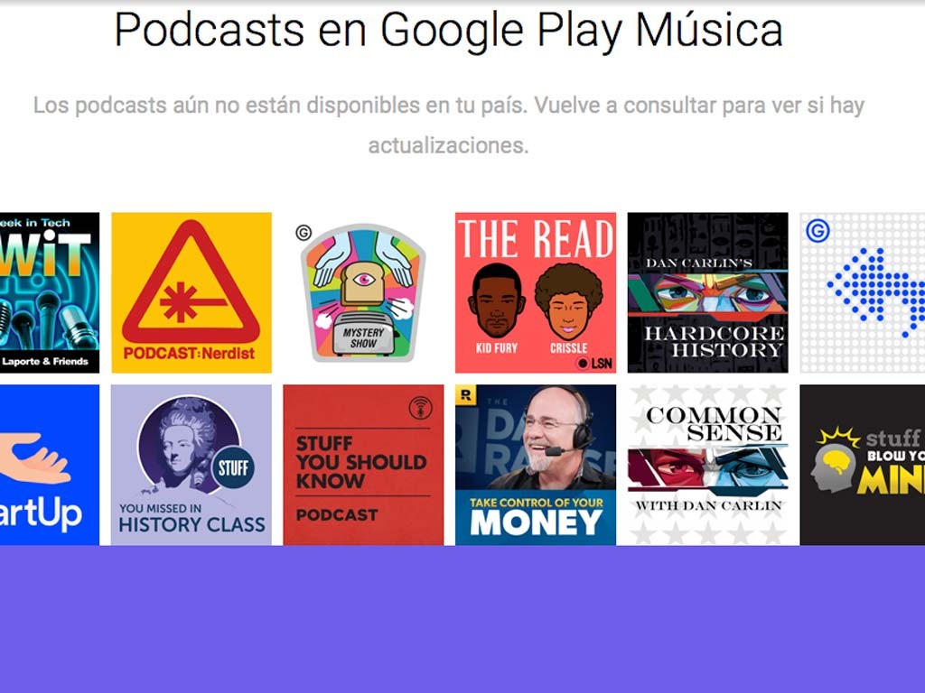 Podcasts en Google Play