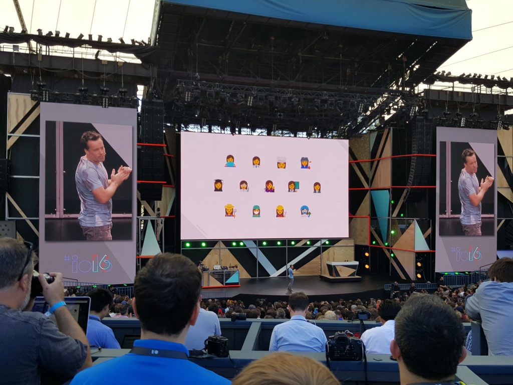 Los nuevos emojis de Android N, más humanos e incluyentes. 