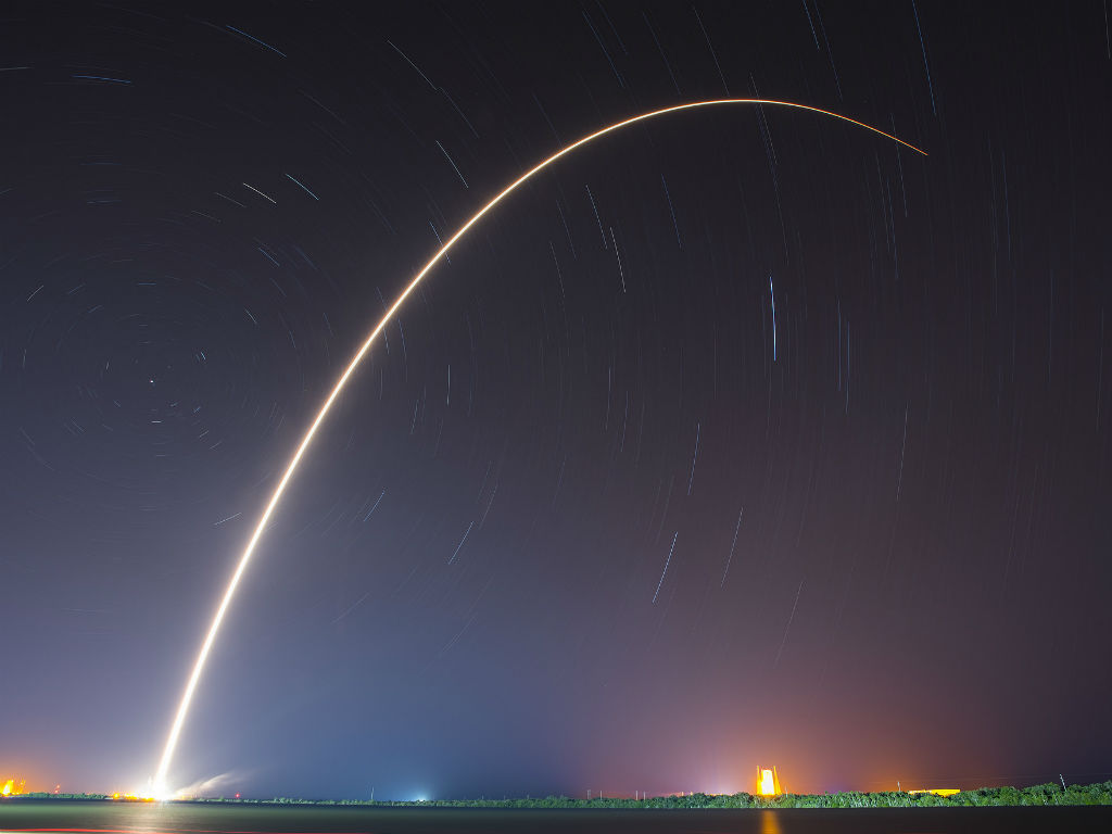 SpaceX recuperó la primera etapa del cohete de lanzamiento de este satélite. 