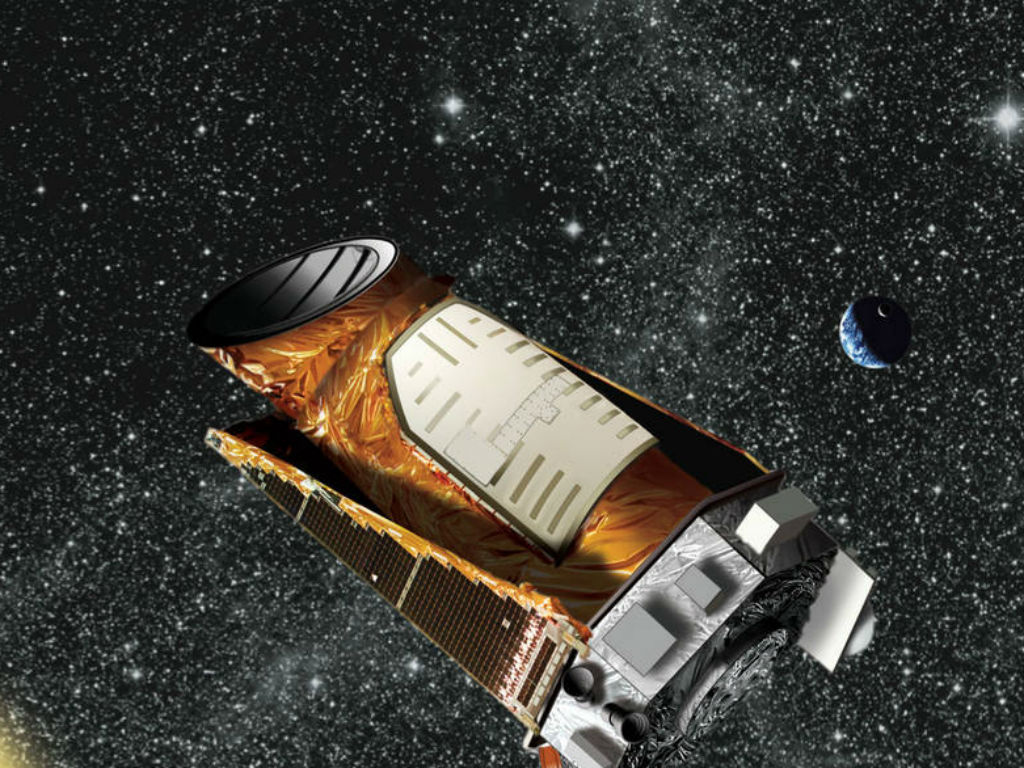 Kepler es el telescopio busca planetas de la Nasa. 