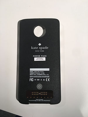 El 'battery pack' de Kate Spade. 