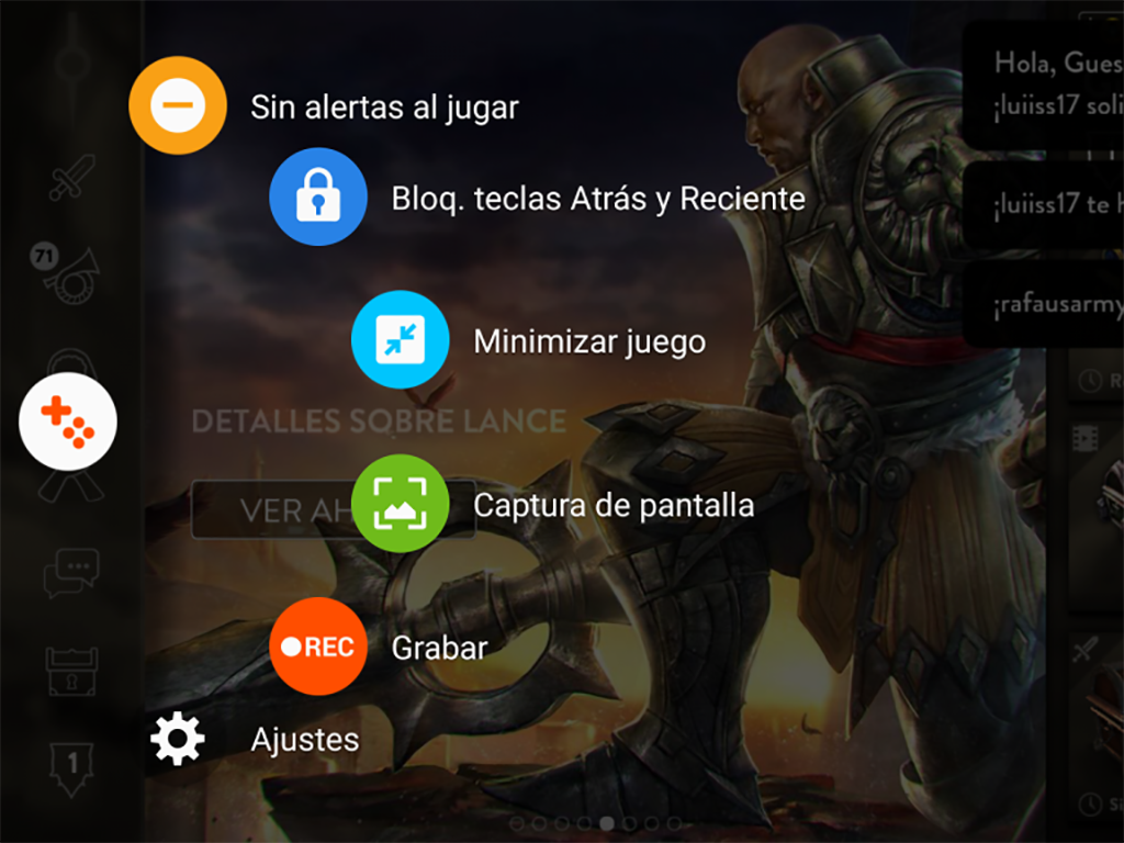 Los celulares de Samsung tienen funciones especiales para jugar. 