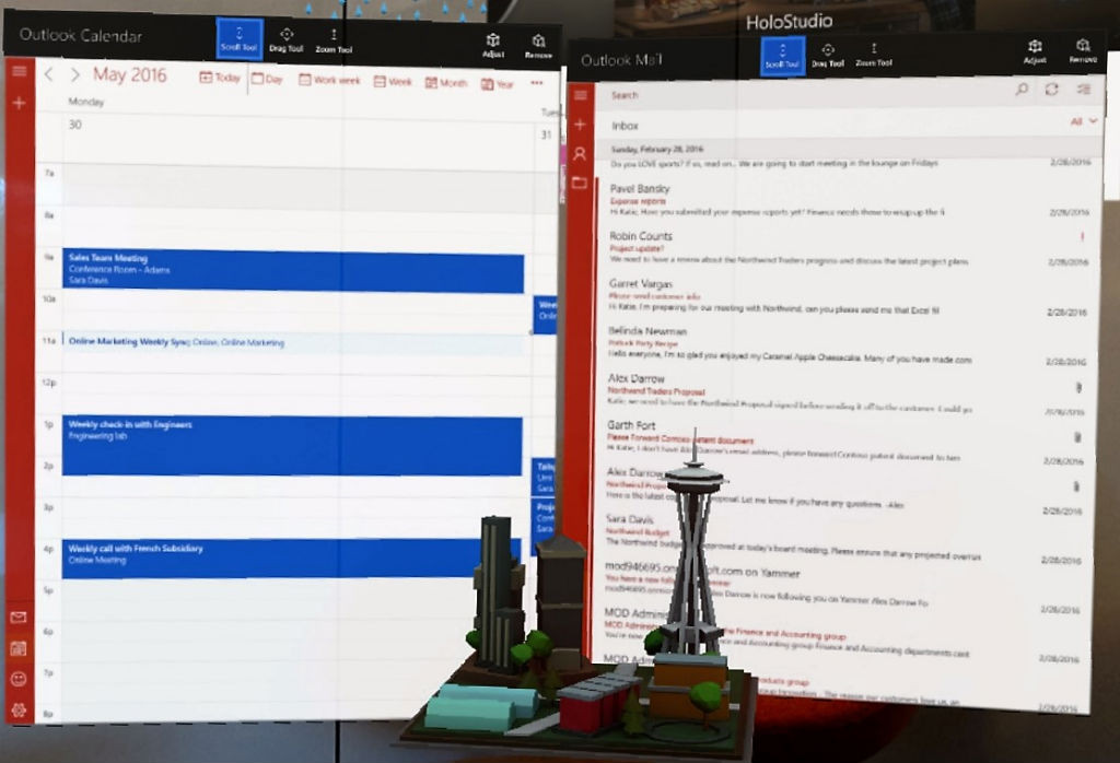 Outlook para Hololens