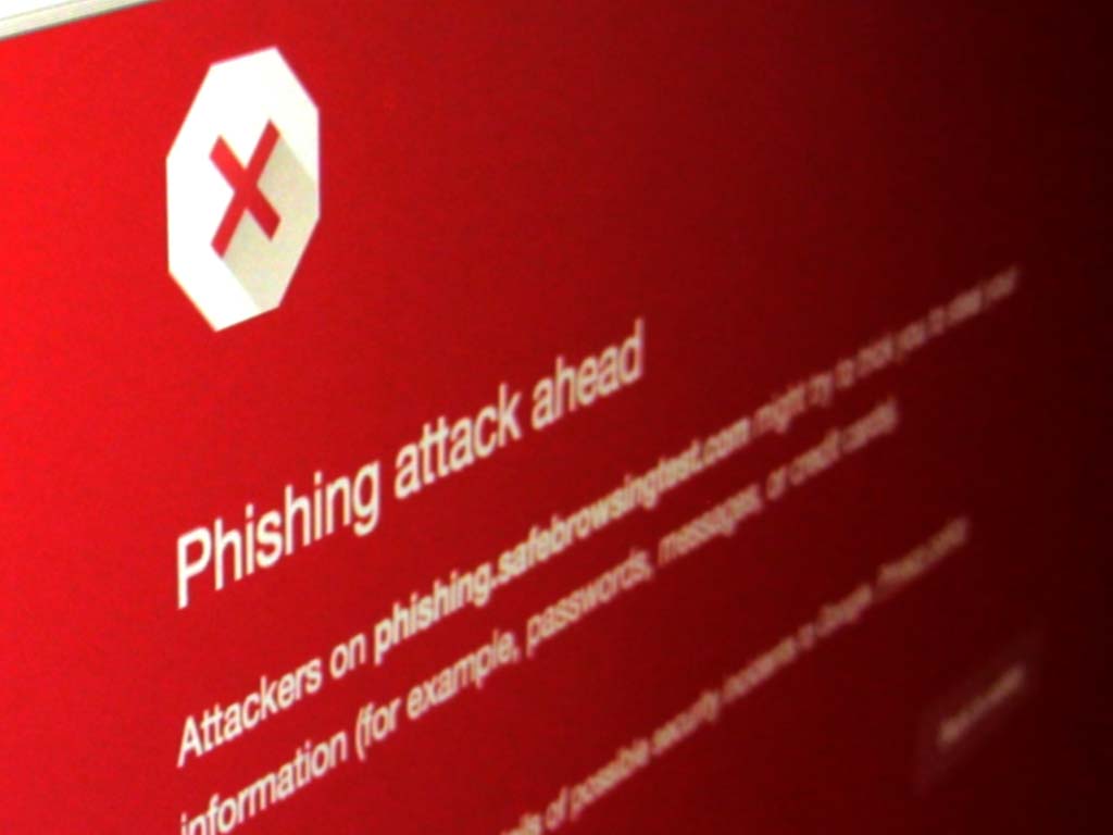 Si tu navegador te manda una alerta de ‘phishing’, hazle caso.