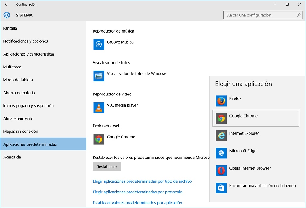 Aplicaciones Windows 10