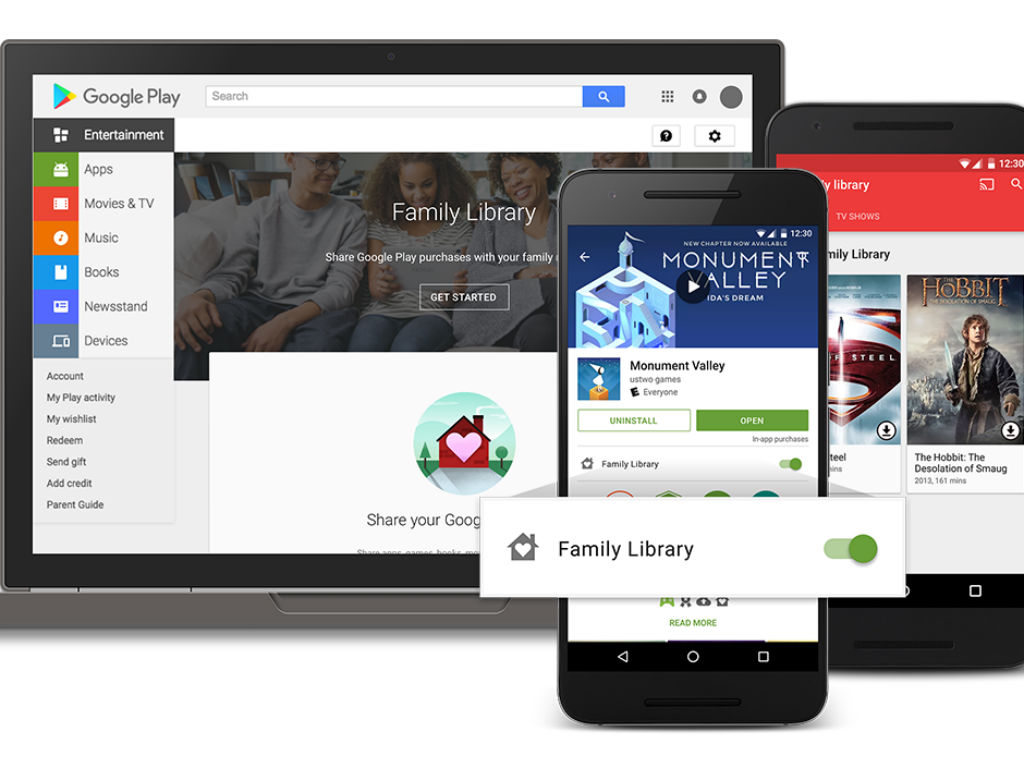 Biblioteca familiar llega a Google Play Store