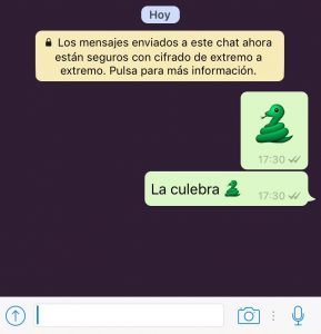 Ahora los emojis son más grandes. 