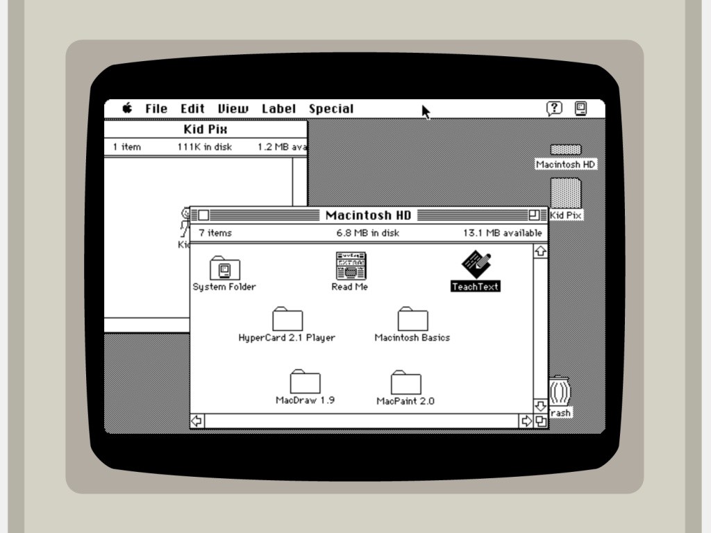 Prueba de nuevo Macintosh System 6.