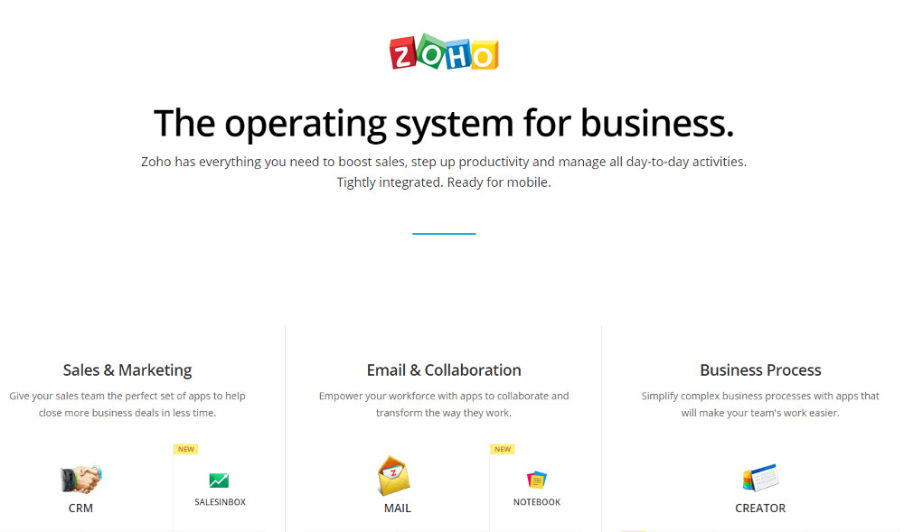 Zoho busca ser el sistema operativo de las empresas.