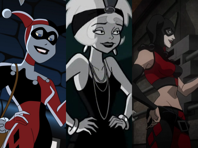 De izquierda a derecha: 'Batman: The Animated Series', 'Batman: The Brave and The Bold', 'Batman: Assault on Arkham'.