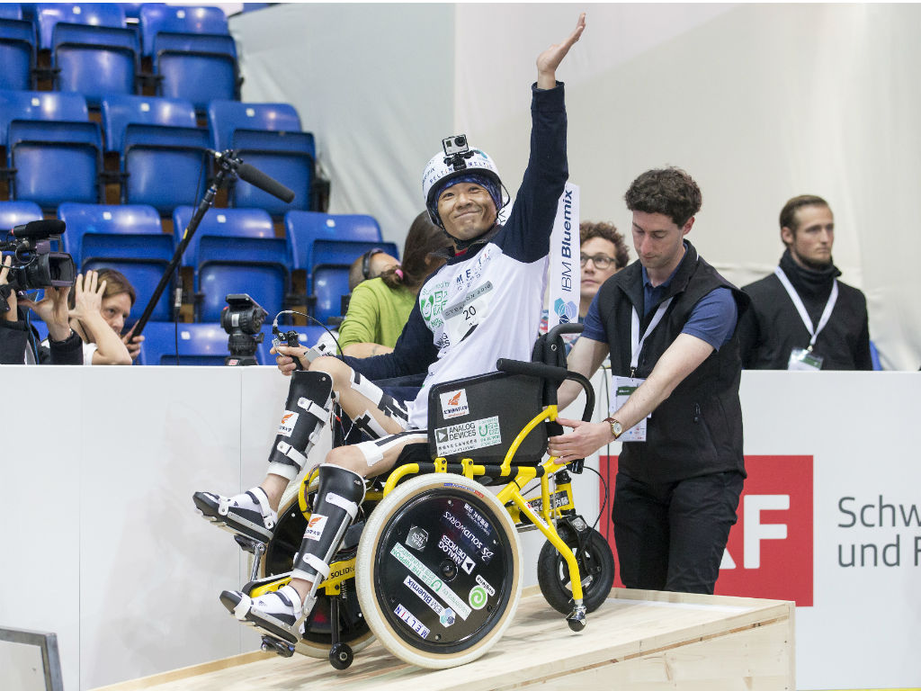 Nicole zurich. Кибатлон. ZZQ кибератлет. Cybathlon 2016 BCI.