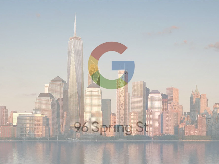 La tienda de Google estará al sur de Manhattan en la 96 Spring Street. 