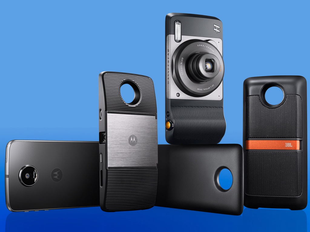 Los Moto Mods son los módulos compatibles con Moto Z, que permiten darle funcionalidades adicionales al smartphone. 