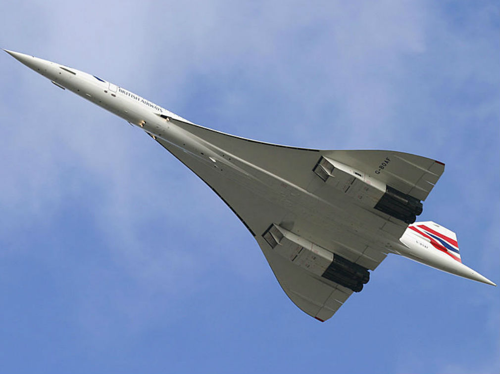 El Concorde, primer avión supersónico, dejó de operar en el 2003. 