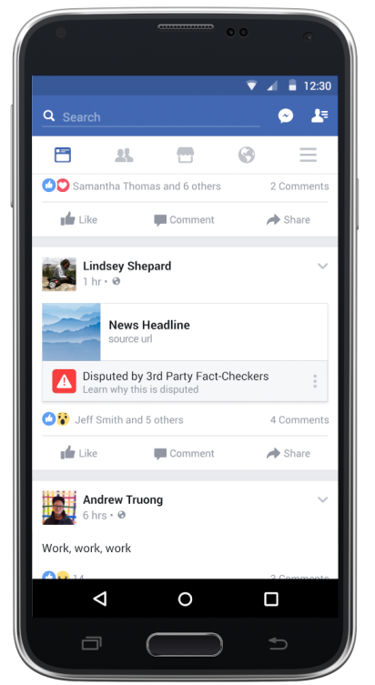 Facebook quiere combatir las noticias falsas a través de una herramienta que las identifique y las verifique.