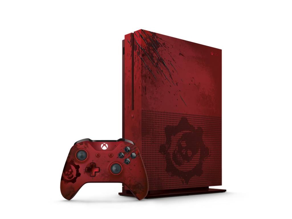 Xbox One S "Gears of War 4" Limited Edition 2TB Bundle front shot