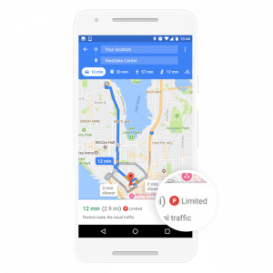 Google Maps para Android agregó la función 'Dificultad para parquear'.