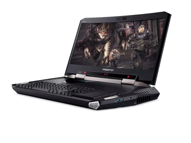 Así luce el costoso portátil gamer de Acer, el Predator 21 X.