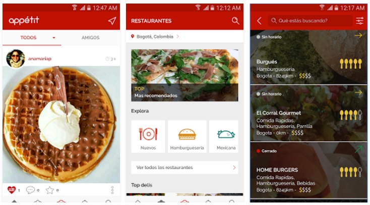 Appétit, la red social para los amantes de la comida