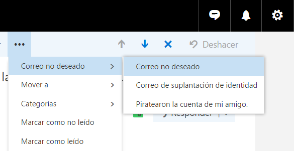 Esta opción la incluyen todos los servidores de correo electrónico. 