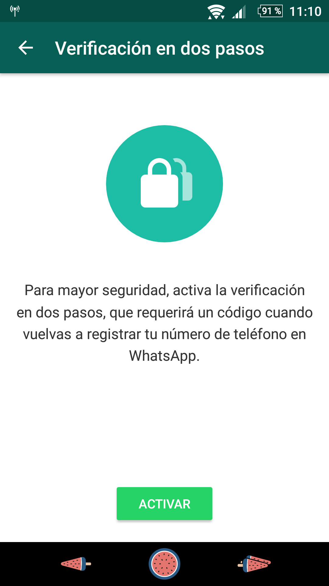 Proporciona un código de seis dígitos y verifica tu cuenta.