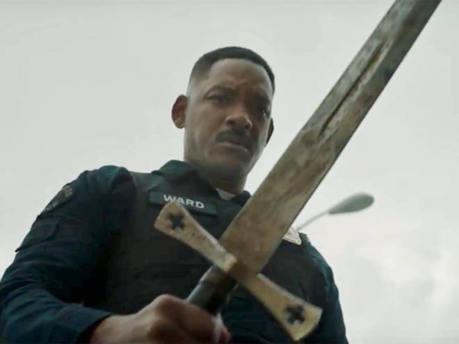 Will Smith protagoniza 'Bright', un filme de acción en un mundo paranormal. 