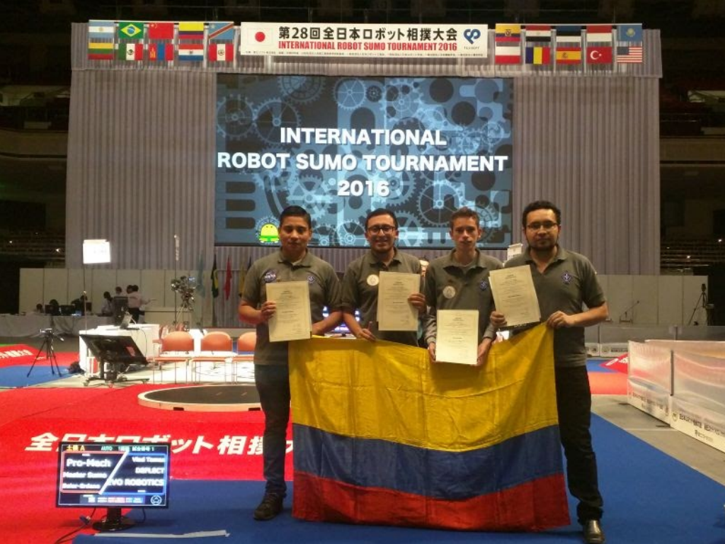 Semillero de investigación de la Universidad ECCI se destacó en torneo internacional de robótica.
