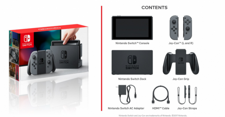 con cuantos controles viene el nintendo switch
