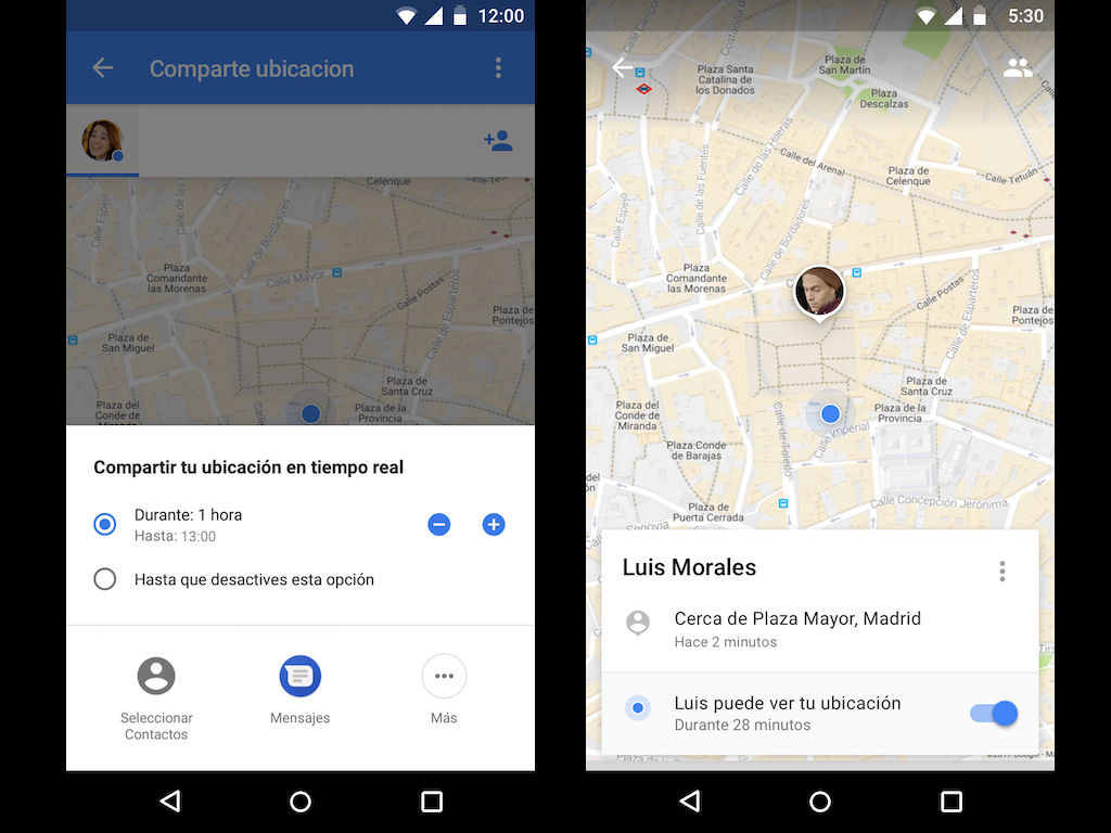 Ahora podrás compartir tu ubicación en tiempo real con tus contactos en Google Maps. 