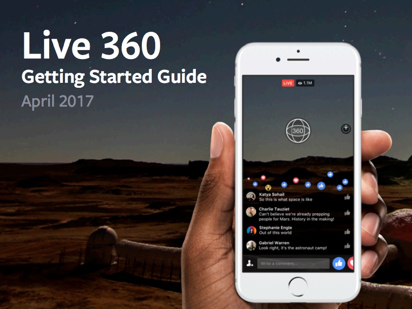 El streaming de video en 360 grados llega por fin a Facebook. 