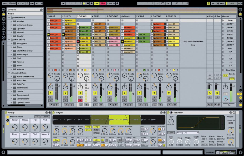 Programa Ableton Live.