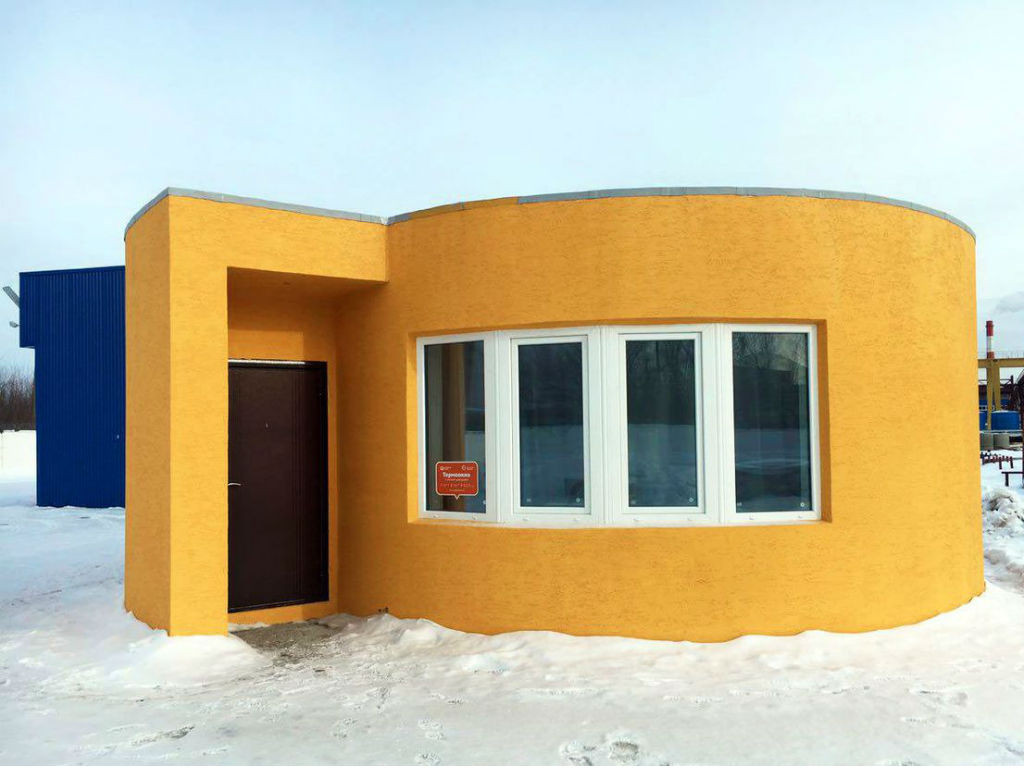 La casa impresa en 3D apenas costó unos 10.000 dólares. 