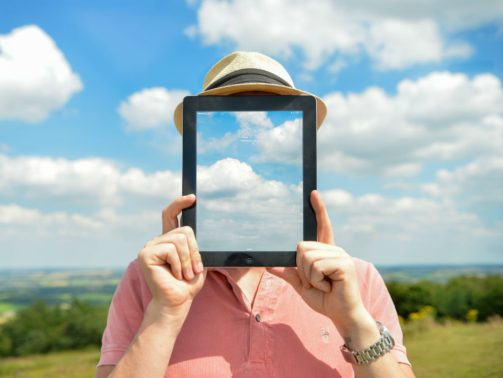 man-person-clouds-apple