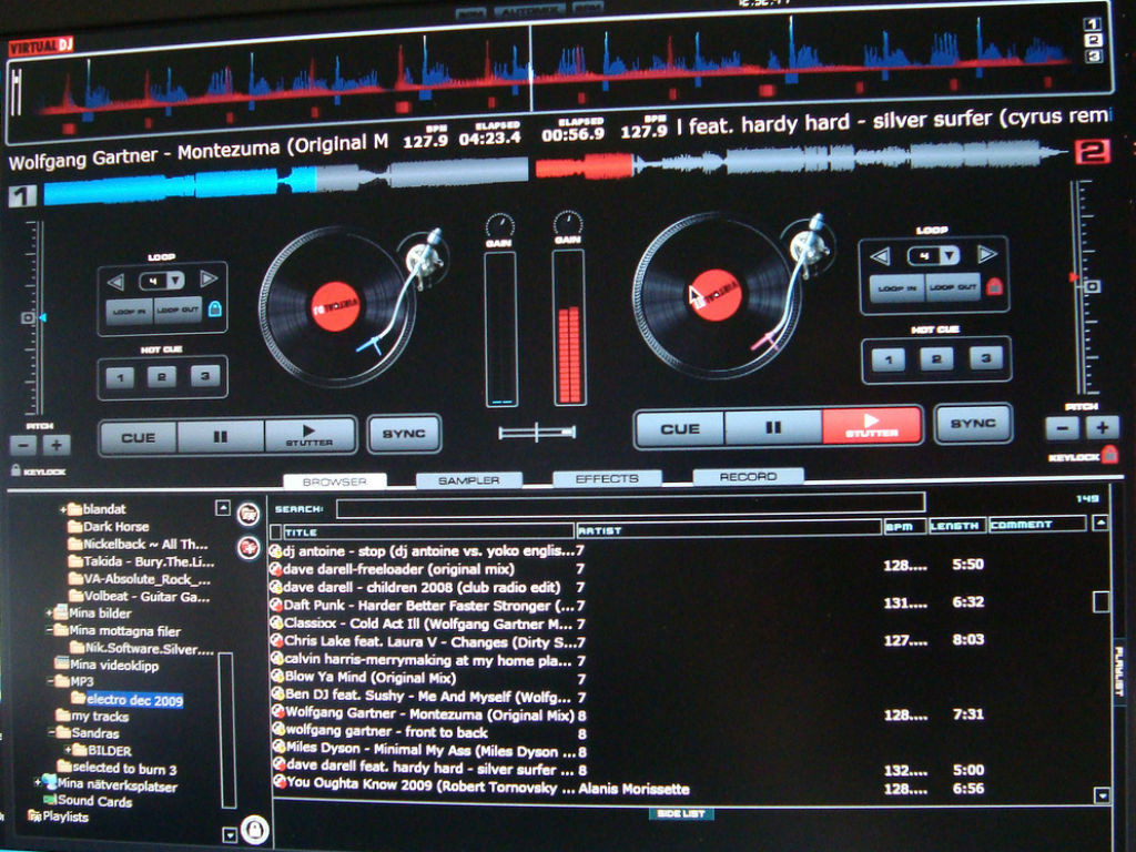 Programa Virtual DJ.
