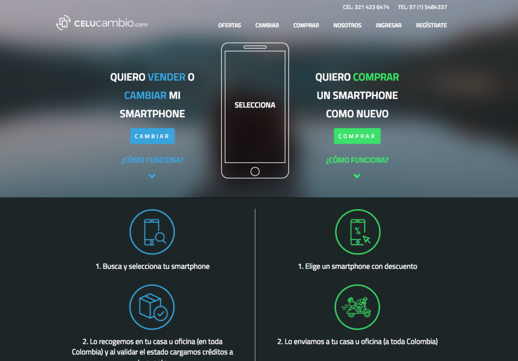 Celucambio smartphone