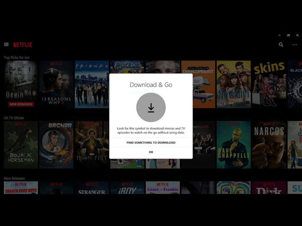 Descarga contenidos de Netflix a tu computador con Windows 10. 