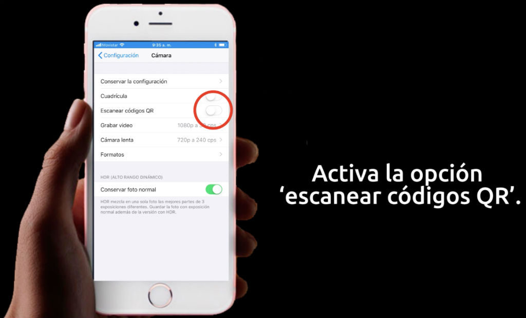 imagen Groseramente Alegre Cómo escanear códigos QR directamente con la cámara en iOS 11 • ENTER.CO