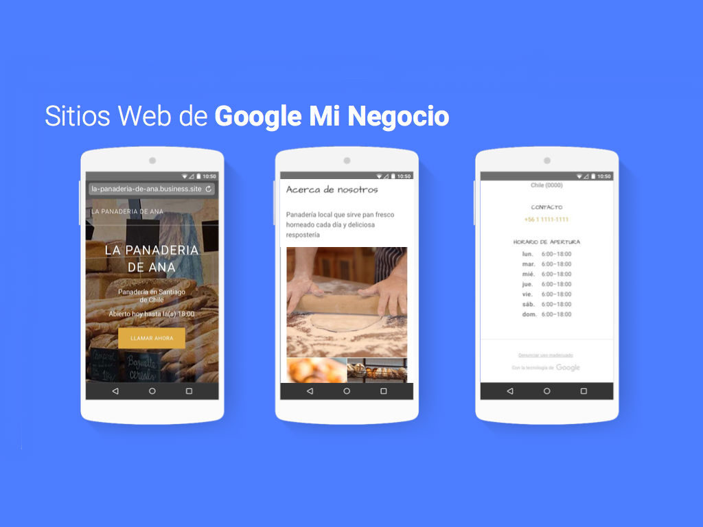 Google mi negocio sitio web pymes