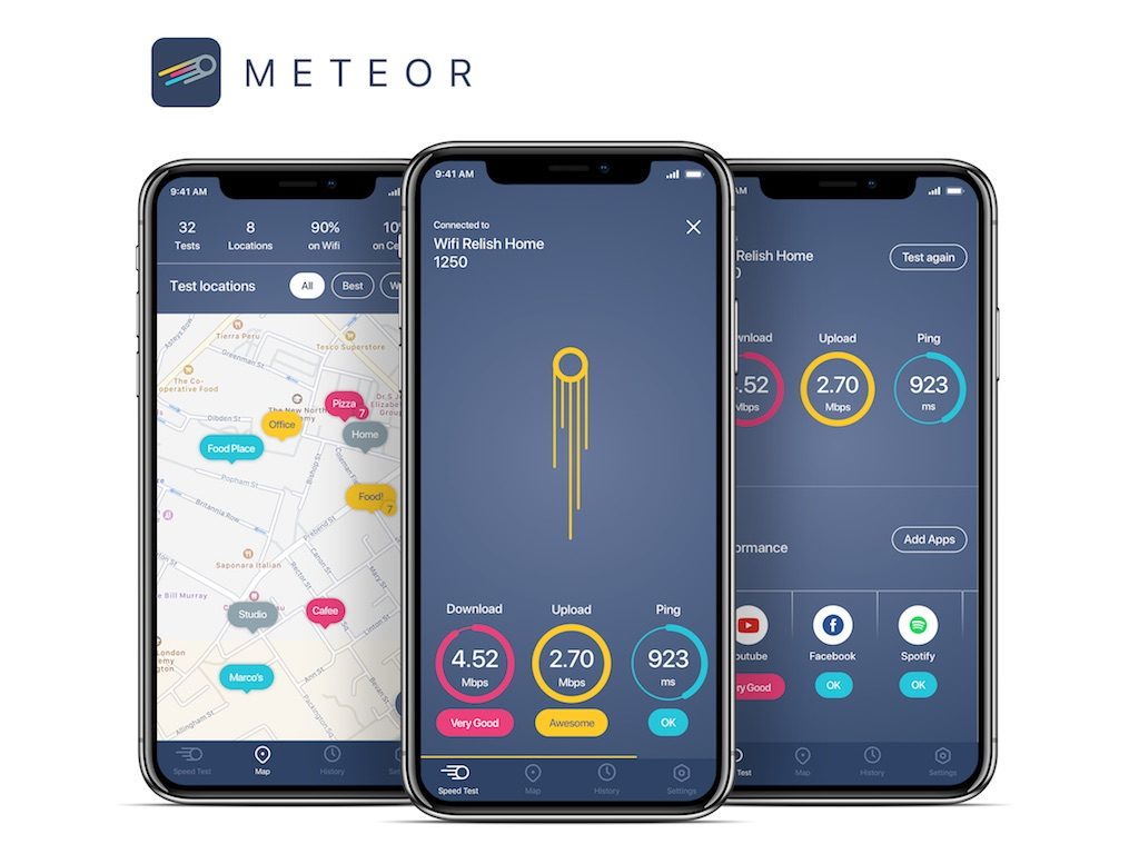 Meteor velocidad de la red apps