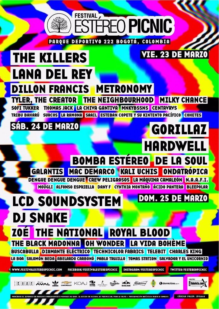 cartel festival estereo picnic 2018