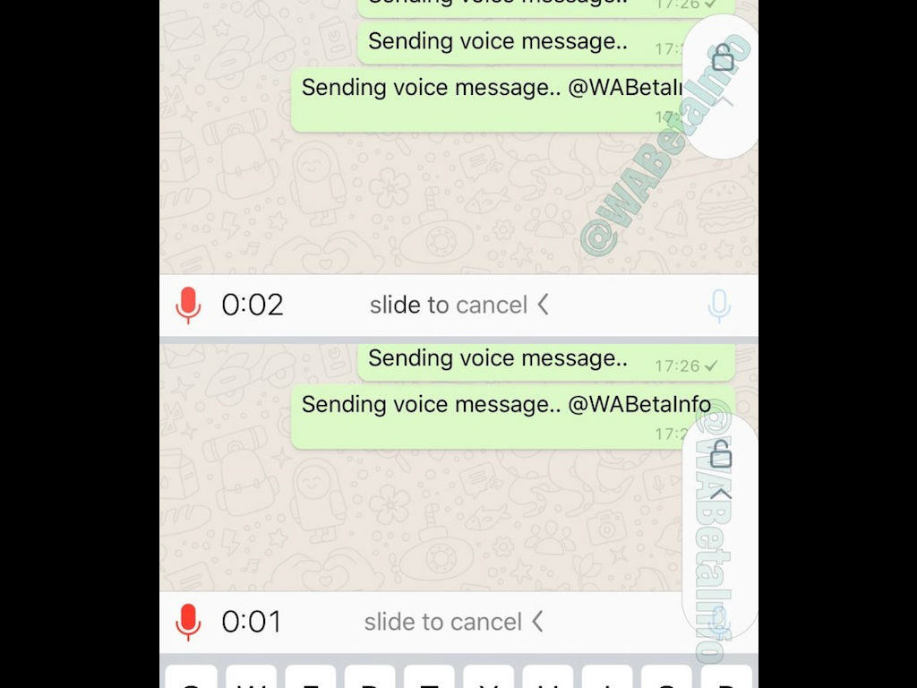 Notas de voz de WhatsApp