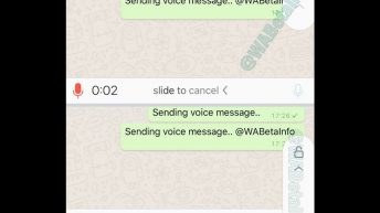 Notas de voz de WhatsApp