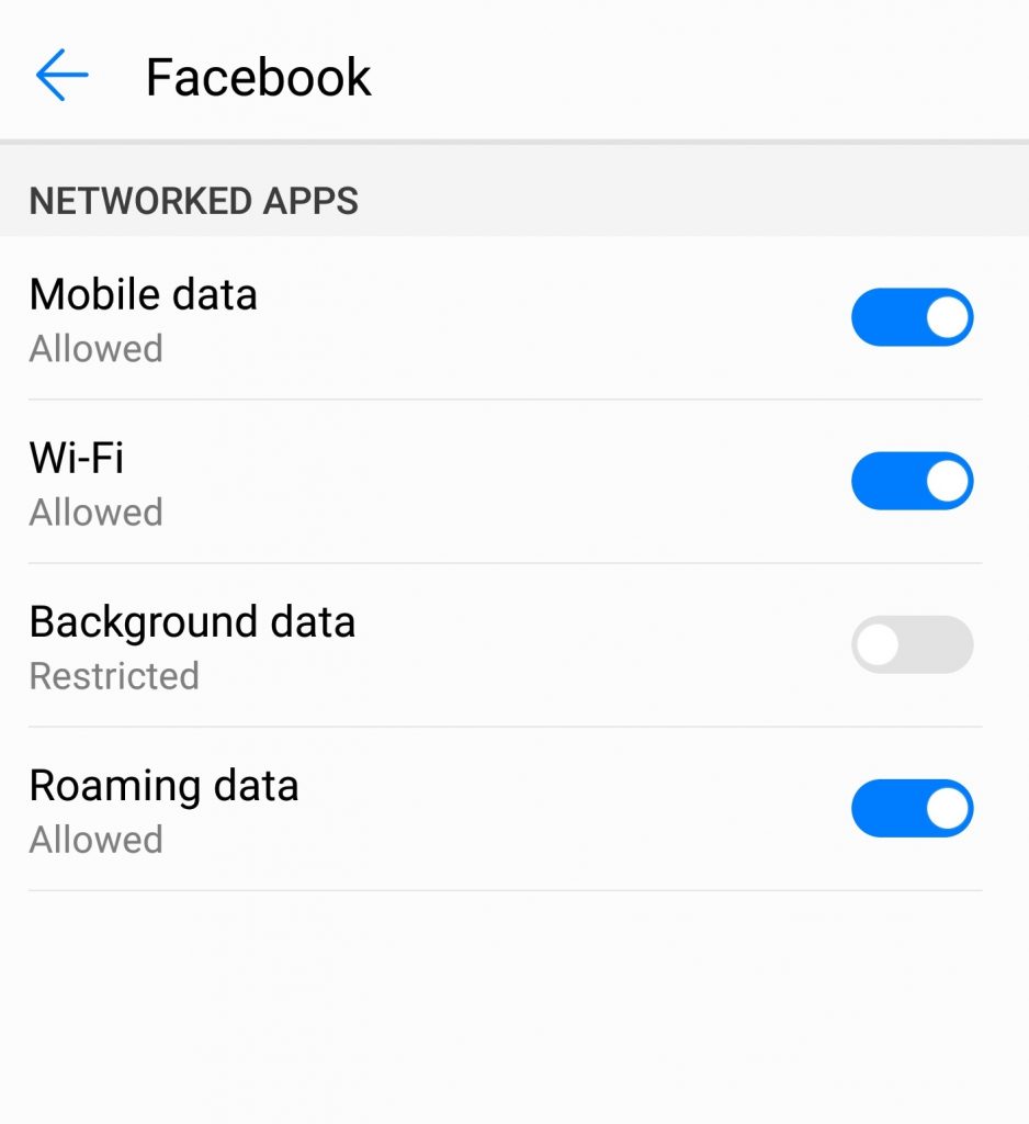 app de facebook