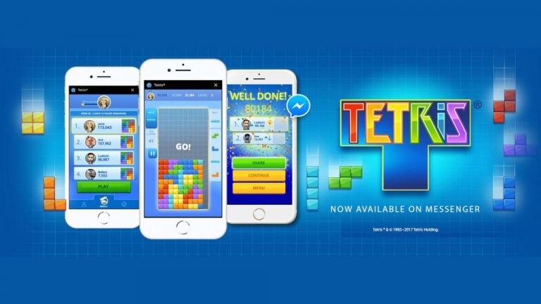 Tetris Instant Games messenger