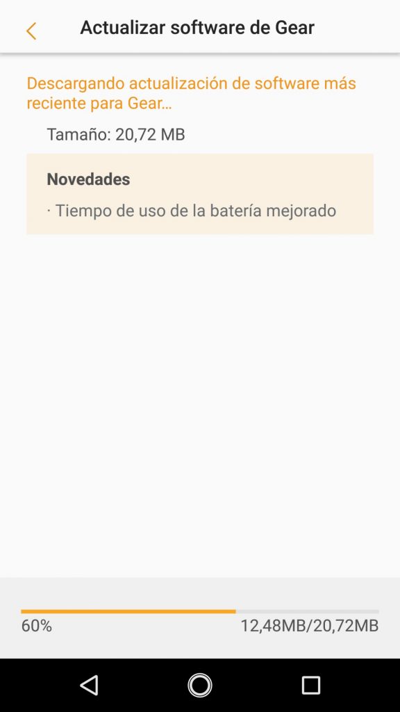 Actualizacion Gear S3